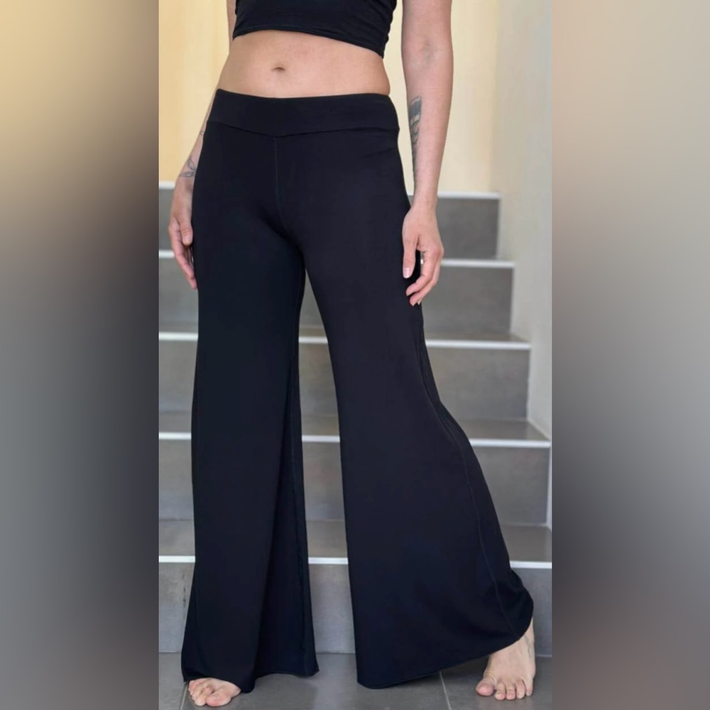Joy Clean Boss Black Flared Leggings/Pants NWT